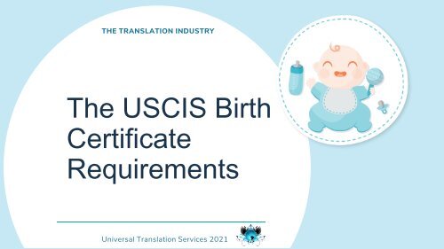 The USCIS Birth Certificate Requirements