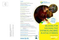 Flyer - Evangelische Landjugendakademie Altenkirchen