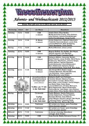 Advents- und Weihnachtszeit 2012/2013 - Messdiener Hl ...