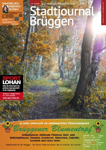 Stadtjournal Brüggen September:Oktober 2021