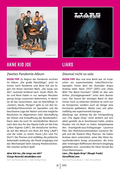 POPSCENE Oktober 10/21