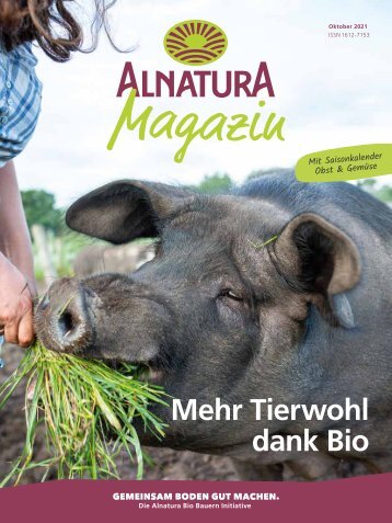 Alnatura Magazin Oktober 2021