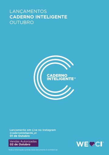 Lançamentos Outubro 2021 | Caderno Inteligente 