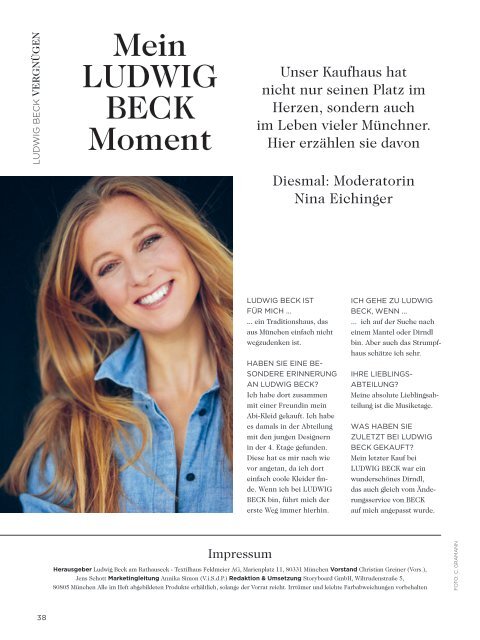 Ludwig Beck Magazin 02/2021