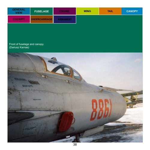 Single No. 38 Mikoyan Gurevich MiG-21MF extra material
