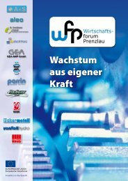 Wachstum aus eigener Kraft - Wirtschaftsforum Prenzlau