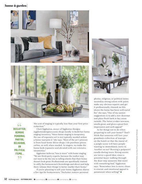 Style Magazine - October - El Dorado County Foothills - 2021