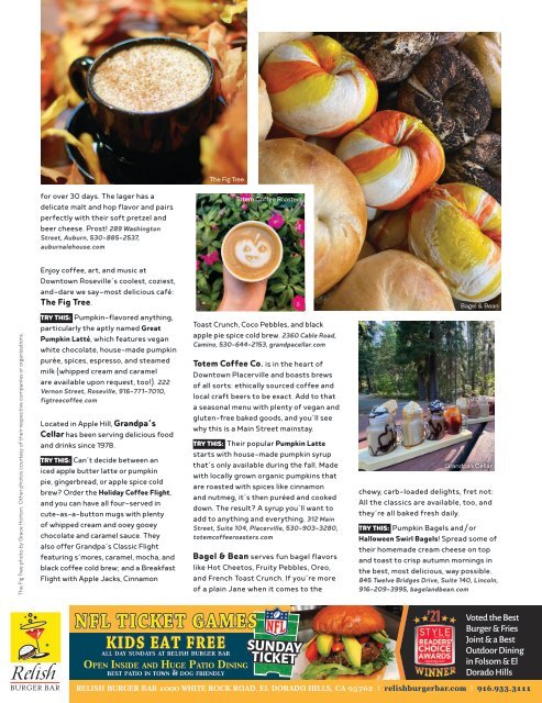 Style Magazine - October - El Dorado County Foothills - 2021