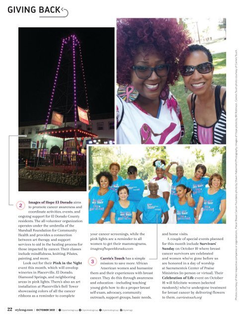 Style Magazine - October - El Dorado County Foothills - 2021