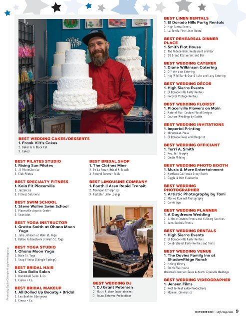 Style Magazine - October - El Dorado County Foothills - 2021