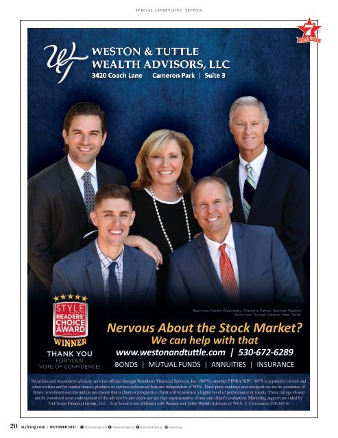 Style Magazine - October - El Dorado County Foothills - 2021