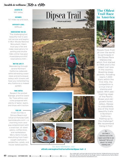 Style Magazine - October - El Dorado County Foothills - 2021
