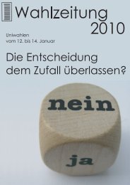 14. Januar Siloten und Soloten wählen! - asta - Leibniz Universität ...