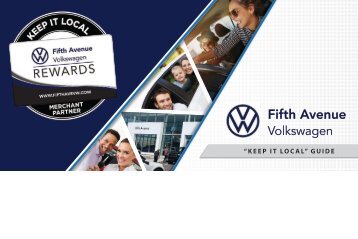 Fifth Avenue Rewards "Keep It Local" Guide