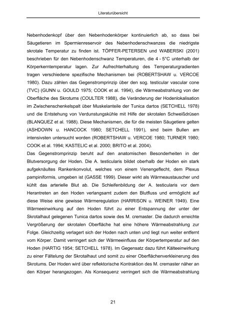 Auswirkungen skrotaler Hyperthermie auf quantitative und ...