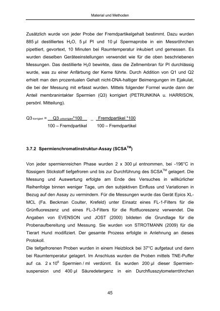 Auswirkungen skrotaler Hyperthermie auf quantitative und ...