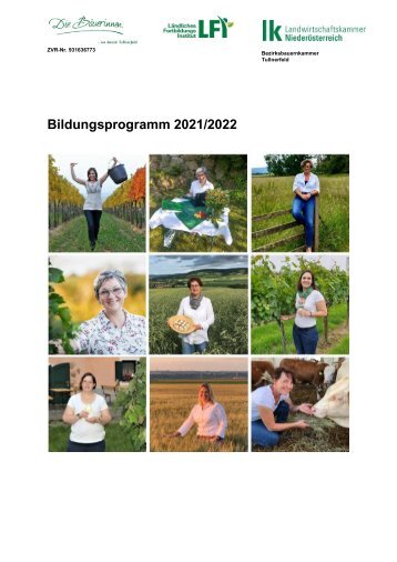 Bildungsprogramm Bezirk Tullnerfeld_ 2021-2022