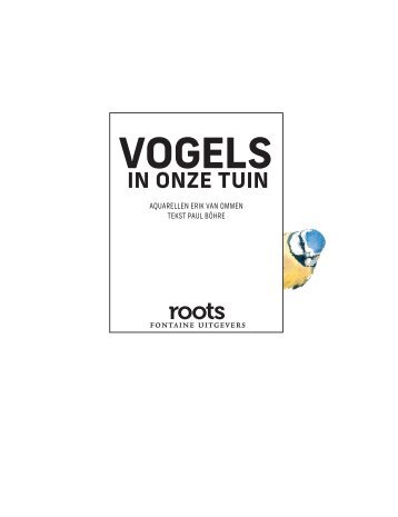 Vogels in onze tuin - Inkijkexemplaar