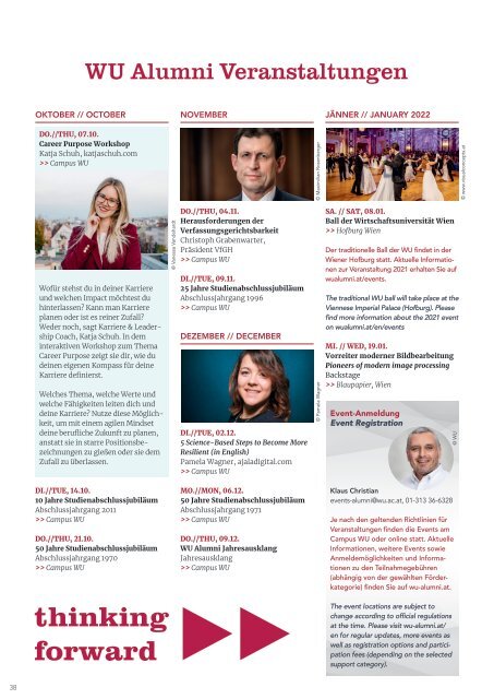 forward – WU Alumni Magazin 2/2021