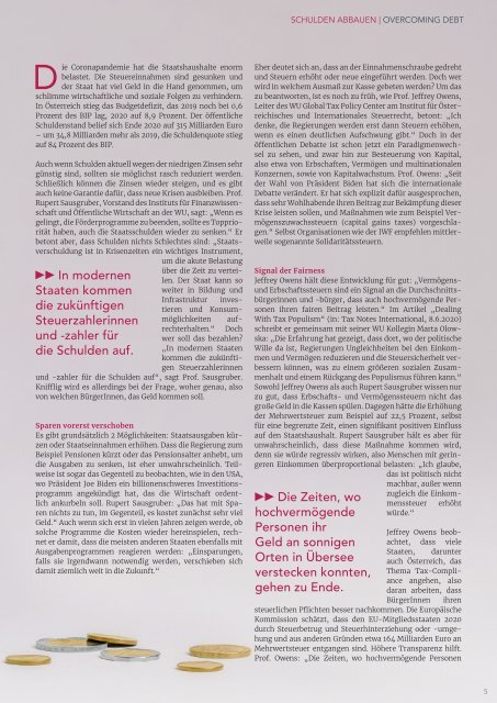 forward – WU Alumni Magazin 2/2021