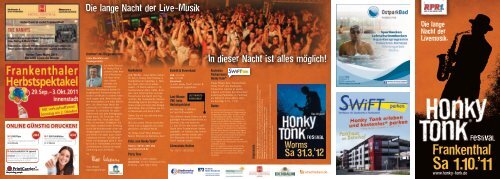 TanzsCHULE FUn & swInG LasT-MInUTE - Honky Tonk
