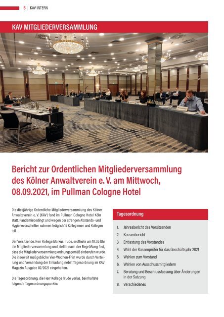 KAV Magazin Ausgabe 03/2021