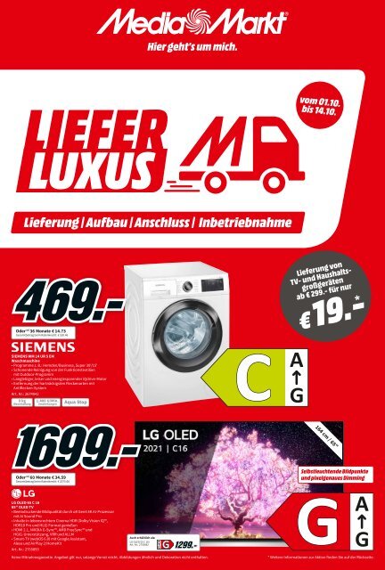 MediaMarkt Flyer KW 39 Lieferluxus