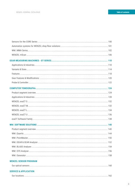 WENZEL GENERAL CATALOG EN