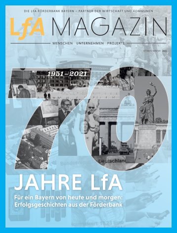 LfA Jubiläumsausgabe