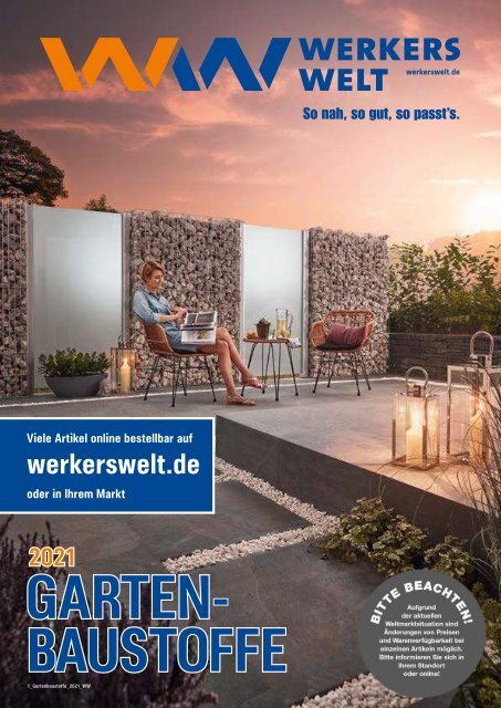 Ulrich Holzhandlung-Baumarkt: Gartenbaustoffe 2021