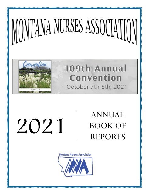 2021 Montana Annual Book of Reports