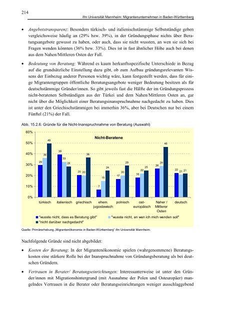 2. Determinanten, Wirkungen und Leistungen ethnischen ...