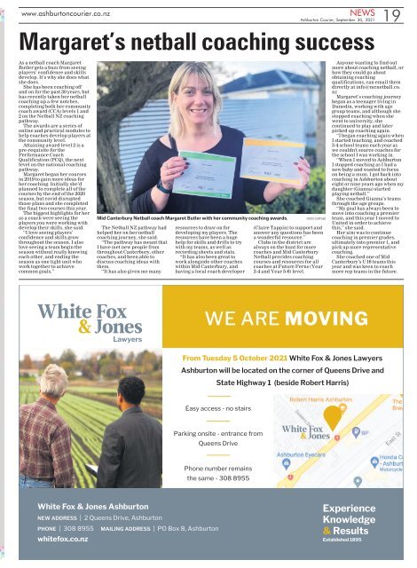 Ashburton Courier: September 30, 2021