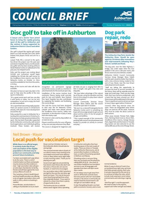 Ashburton Courier: September 30, 2021