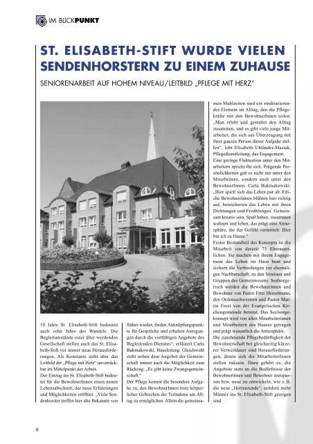 Blickpunkt 3/07 - St. Josef-Stift Sendenhorst