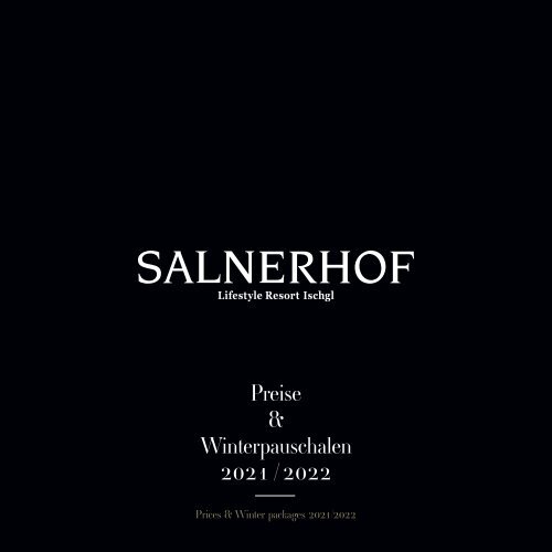 Salnerhof Preisliste