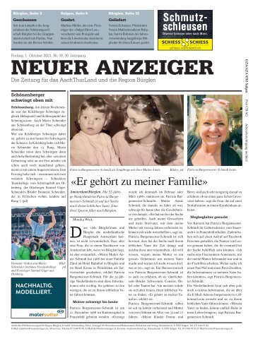 Neuer Anzeiger 1. Oktober 2021