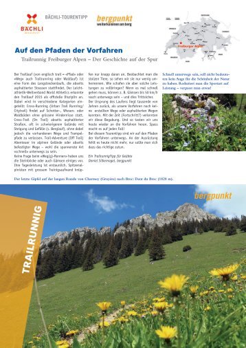 Tourentipp 09.2021 – Trailrunning Freiburger Alpen