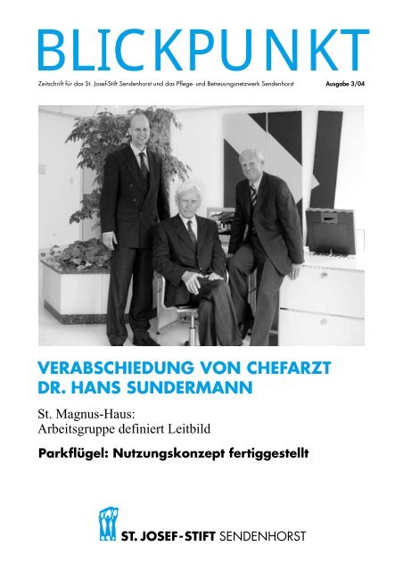 verabschiedung von chefarzt dr. hans sundermann - St. Josef-Stift ...