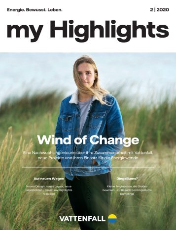 Vattenfall my Highlights Ausgabe 2/2020