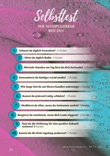 Lebensgeist-Magazin-8/Okt-21