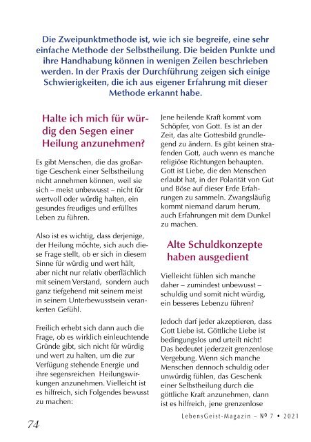 Lebensgeist-Magazin-8/Okt-21