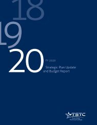 FY 2020 Strategic Plan Update and Budget Report
