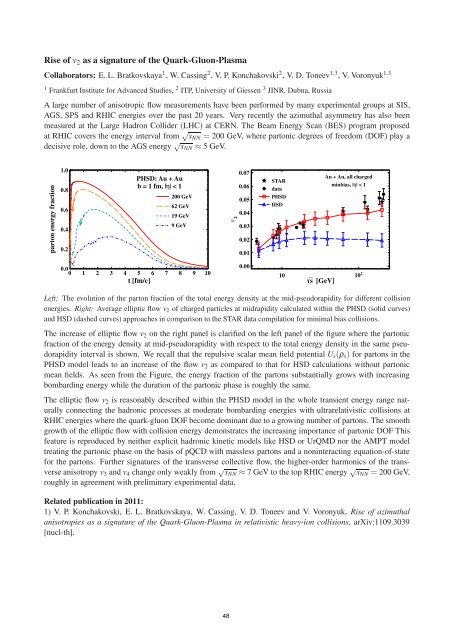 FIAS Scientific Report 2011 - Frankfurt Institute for Advanced Studies ...