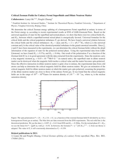 FIAS Scientific Report 2011 - Frankfurt Institute for Advanced Studies ...