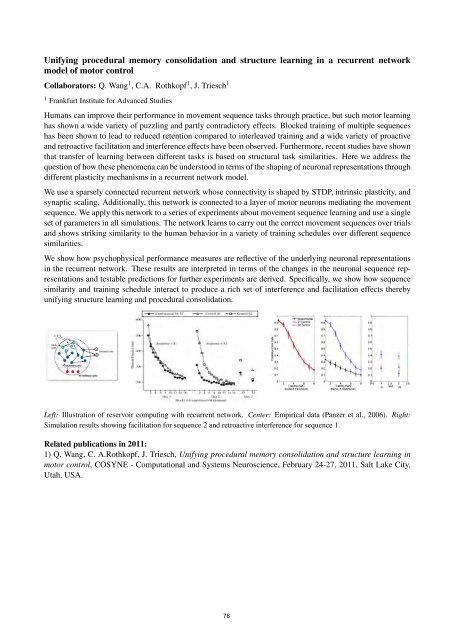 FIAS Scientific Report 2011 - Frankfurt Institute for Advanced Studies ...