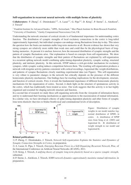 FIAS Scientific Report 2011 - Frankfurt Institute for Advanced Studies ...