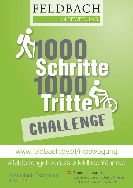 "1000 Schritte - 1000 Tritte - Challenge", 1. bis 21. Oktober 2021