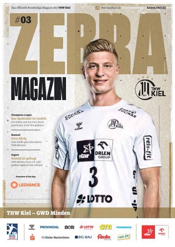 ZEBRA Hallenheft THW Kiel vs. GWD Minden, 03.10.2021 in Kiel