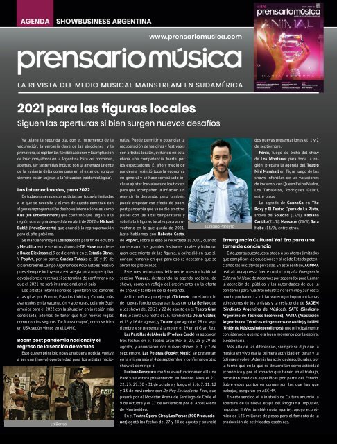 Billboard Argentina Ed 98 Septiembre 2021